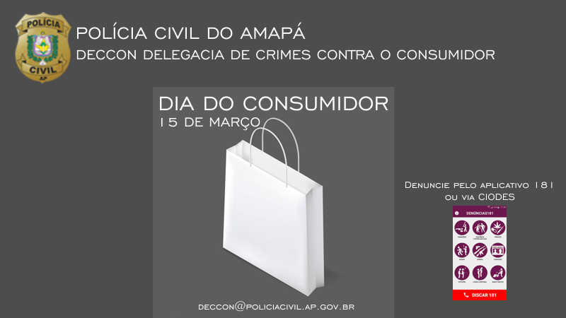 DECCON no Dia do Consumidor 15 de Março